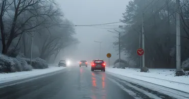 В Молдове введён желтый код из-за тумана и гололеда с 28 по 29 января