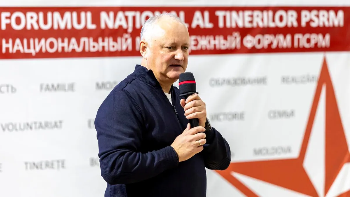 Игорь Додон обвинил PAS и Майю Санду в подрыве демократии в Молдове