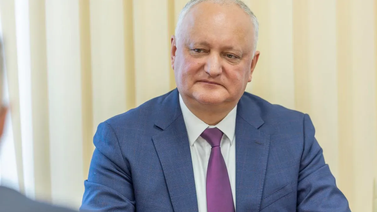 Igor Dodon și PSRM contestă la Curtea Constituțională transferul portului Giurgiulești către România