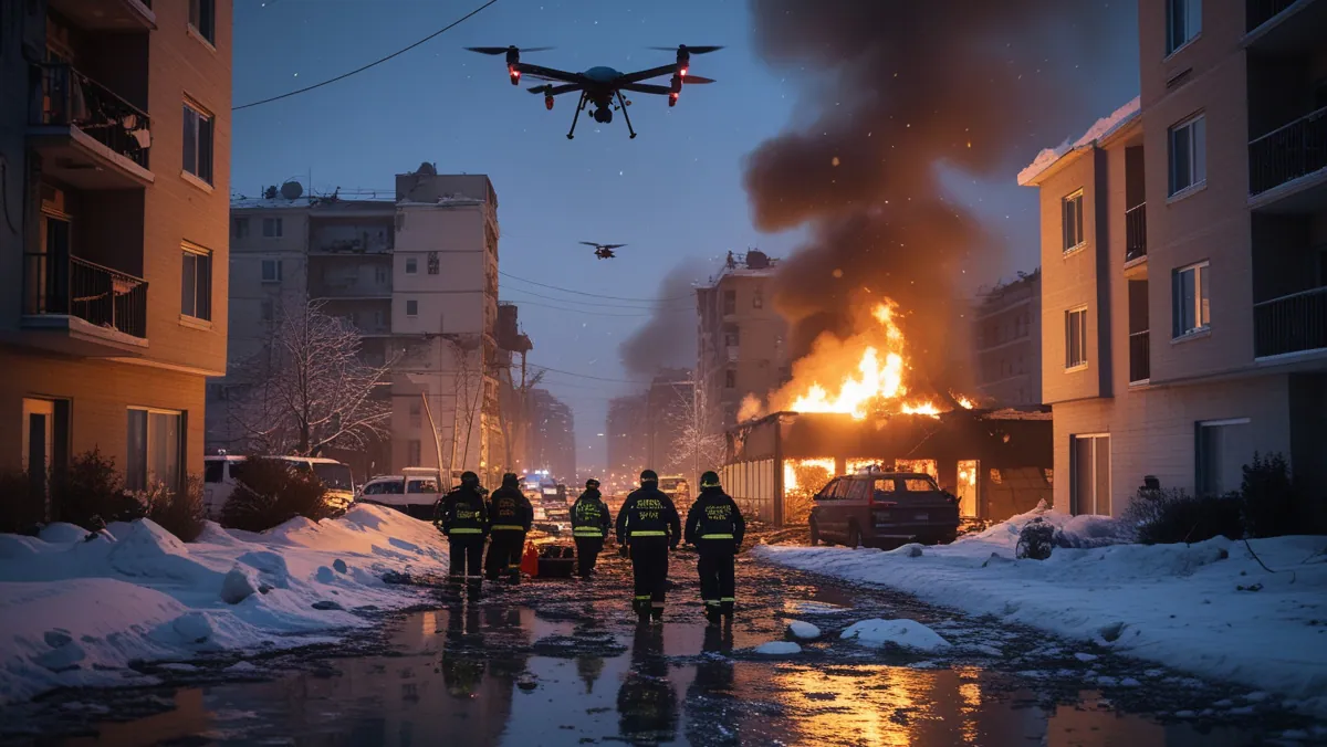 Россия нанесла массированные удары по Киеву и Харькову в морозы до -24°C