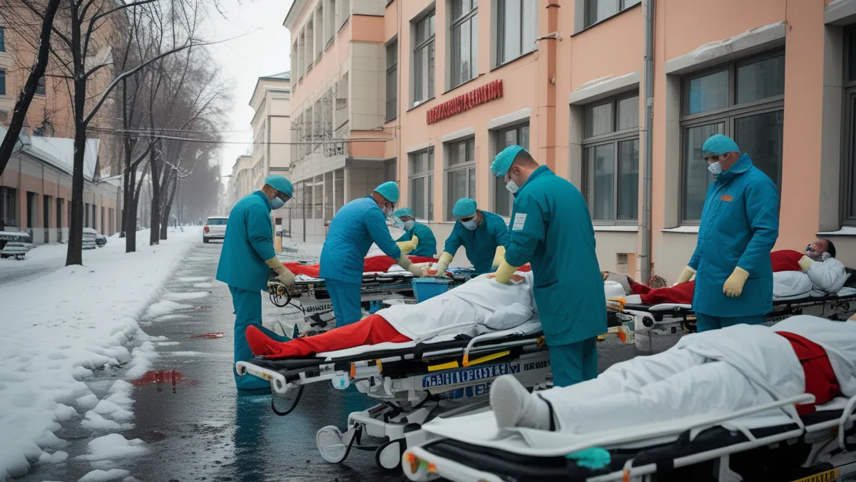 220 травмированных из-за гололеда в Кишиневе: 11 экстренных операций