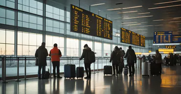 Жёлтый код обледенения вызвал задержки рейсов в Международном аэропорту Кишинёва