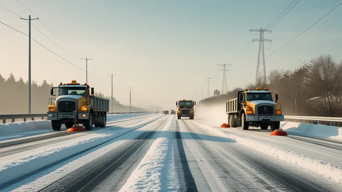 В Молдове из-за снегопадов ограничено движение грузовиков на ключевых трассах