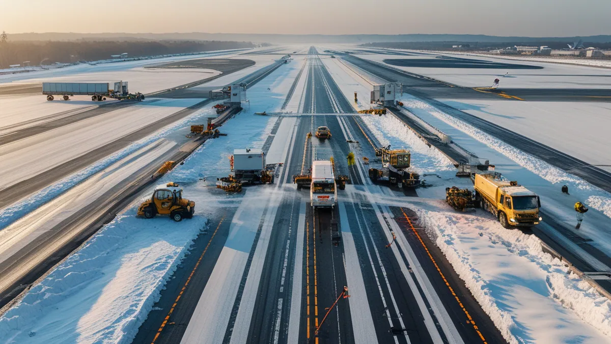 Аэропорт Кишинева имени Евгения Доги сохраняет работу в штатном режиме при сложной погоде