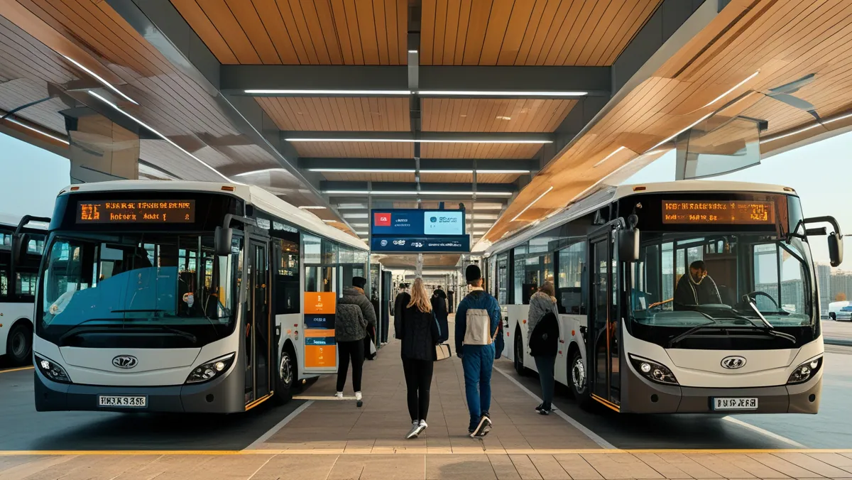 В Унгенах стартовала новая цифровая сеть общественного транспорта с 18 автобусами