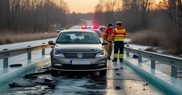 В Окницком районе VW Passat сбил 58-летнюю женщину на ледяном мосту