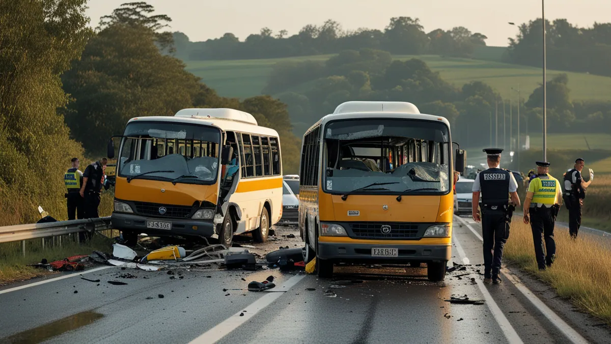 Два человека погибли при лобовом столкновении микроавтобусов на трассе М-5 в Страшенском районе