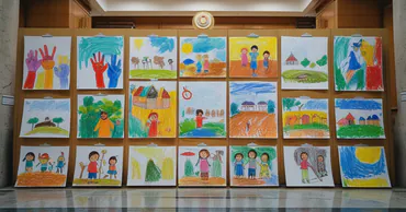 В парламенте Молдовы открылась выставка «Крылья мира и надежды» учеников лицея им. Николая Йорги