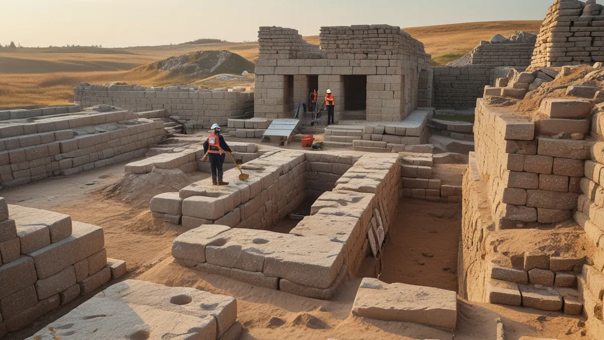 В Костештах–Гырля нашли каменную постройку XIV века во время расчистки реки Ботна