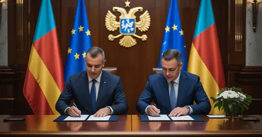 Игорь Гросу и Роберта Метсола подписали обновлённый Меморандум в Брюсселе