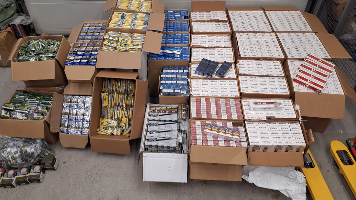 В Фалештах у 67-летнего пенсионера изъяли 178 тысяч сигарет