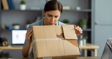 O cutie pentru detergent de rufe a fost găsită cu un kilogram de pulbere albă