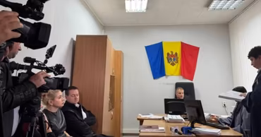 Ekaterina Manyuk and Igor Kurov at an Infotag press conference.