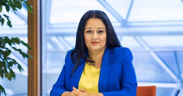 Portrait of Moldovan prosecutor Liliana Partole.