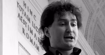 Black and white portrait of Moldovan politician Radu Marian.