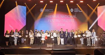 Award ceremony of the National Youth Prize 2024 organized by the National Youth Agency of Moldova.
