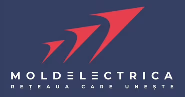The official logo of the Moldovan power grid operator Moldelectrica.
