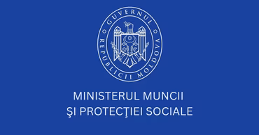 Official logo of the Ministry of Labor and Social Protection of the Republic of Moldova.
