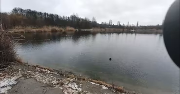 A view of the lake at the Village Museum in Chisinau, Moldova.