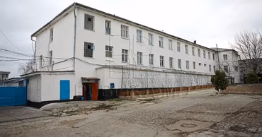 Exterior view of the Cricova prison building in Moldova.