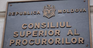 The official sign of the Superior Council of Prosecutors of the Republic of Moldova.