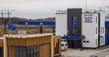 The Palanca-Maiaki-Udobnoe border crossing point between Moldova and Ukraine.