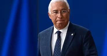 Antonio Costa, President-elect of the European Council, in a formal suit.