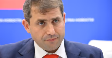 Portrait of Moldovan politician Ilan Shor.