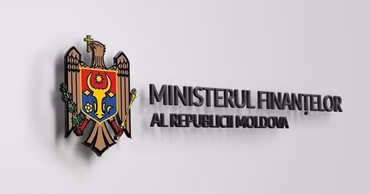 The official logo and name of the Ministry of Finance of the Republic of Moldova.